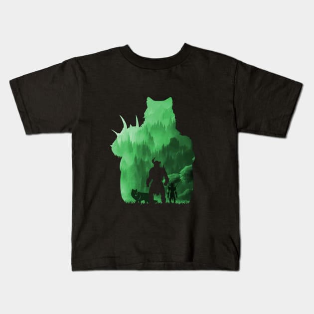 Last Epoch - Primalist *Negative Illusion* Kids T-Shirt by MyRetroArt